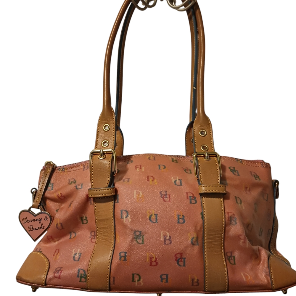 Dooney & Bourke Pink and Tan Women's Bag